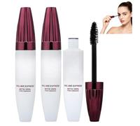 Máscara de pestañas voluminizadora 7D resistente al agua, alarga y da volumen de forma natural, de larga duración y a prueba de manchas, crea un maquillaje de ojos profesional, ideal para mujeres y n