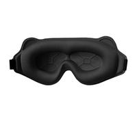 Máscara de poliéster para dormir, cómoda sombra de ojos que bloquea la luz para siestas y sueño nocturno, perfecta para el hogar y viajes en tren de alta velocidad