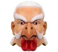 Máscara de pollo, máscara de látex humano con cabeza de gallo para Halloween, máscara de cabeza de pollo para adultos, divertida máscara de pollo, para Halloween, cosplay, fiesta de disfraces (B)