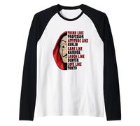 Máscara de profesor, Berlín, Nairobi, Denver, Tokio, Río y Dalí Camiseta Manga Raglan