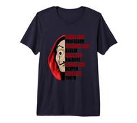 Máscara de Profesor, Berlín, Nairobi, Denver, Tokio, Río y Dalí Camiseta Premium
