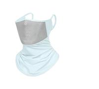 MáScara De ProteccióN Solar KoKossi-mascarilla de seda helada for ciclismo, protección solar for el cuello, protección for los oídos, transpirable(Blue)