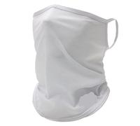 MáScara De ProteccióN Solar Máscara de protección solar de seda de hielo, gorros de ciclismo transpirables de verano, cubierta facial de polaina de cuello refrescante que absorbe la humedad(White)