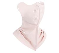 Máscara de protección solar - velo transpirable de seda helada, cubierta de protección solar, antiUV, de secado rápido, bufanda que absorbe el sudor | Tamaño de bolsillo plegable, correa antiolor