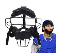 Máscara de receptor de béisbol | Máscara de árbitro ajustable para béisbol - Ajuste cómodo tradicional de acero hueco para sóftbol