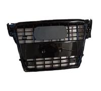 Máscara de rejilla negra brillante con sensores para Audi A4 2007 en adelante