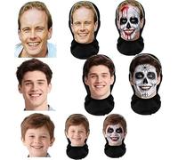 Máscara de réplica de celebridades personalizada, máscara realista 3D personalizada y máscara de malla lavable, accesorio de broma de Halloween, capuchas divertidas, cubierta personalizada para