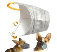 Máscara de respirador para Perros, máscara de Gas para Perros Ajustable, hocico de Aire de Aire de Mascota Reutilizable y Anti-Fog Transpirable, respirador