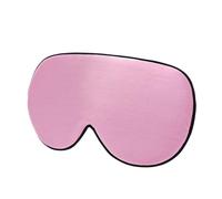 MáScara De Seda Para Ojos 2 antifaces de seda morera for dormir, suaves y cómodos, for cubrir los ojos Para Noche(Pink)