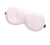 MáScara De Seda Para Ojos 3 antifaces de seda for dormir, auténtica con correa ajustable for, bloquea la luz y reduce hinchazón los ojos Para Noche(Pink)