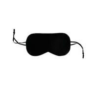 Máscara De Seda Para Ojos Summer Thin Eye Mask Adult Soft Blindfold Smooth Eyeshade For Sleeping Travel Yoga Elastic Band(Black,2pcs)
