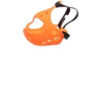 Máscara de Silicona Transpirable for Perros Que no muerden: Accesorio cómodo y Seguro for Exteriores for Perros(Orange,XL)