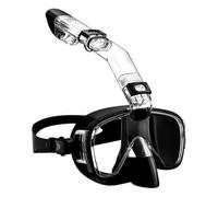 Máscara de snorkel plegable con parte superior seca y soporte para cámara - Equipo de snorkel profesional antivaho para adultos