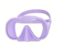 Máscara de snorkel sin de visión , gafas de natación para buceo con cristal templado ultrapanorámico, aptas para adultos