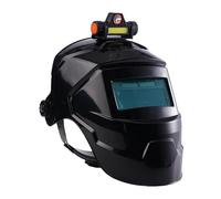 Máscara de soldador con soldadura faro recargable, Soldadura eléctrica atenuación automática for proceso corte y molienda por Ropa Taller Soldadura(Groen)