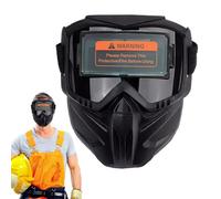 Máscara de soldadura, ABS Tamaño regular Verdadero Color Full Face Shield | Casco de soldadura oscurecedor automático con anti-glare, weBVding, pulverización, máscara solar wechwerding | Reparaciones