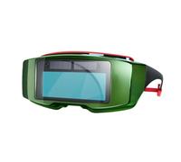 Máscara de soldadura de atenuación automática con energía solar, a prueba de salpicaduras y lente protectora UV para soldadura eléctrica/gas/argón, visera ajustable, diseño de polipropileno ligero