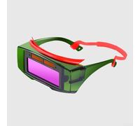 Máscara de soldadura de oscurecimiento automático con energía solar con diseño a prueba de salpicaduras, diadema ajustable y marco de polipropileno ligero adecuada para varios tipos de soldadura