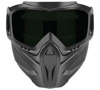 Máscara de soldadura, gafas de soldadura desmontables antipolvo y resistente al viento para moler, lente verde