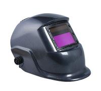 Mascara de Soldar, Careta para Soldar Mascarilla eléctrica de la máscara de soldadura automática con energía solar para la lente del tapa del casco para la máquina de soldadura(Gold)