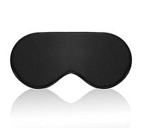 Máscara de sueño de seda natural y vendas vendadas, máscara de ojos súper suave para hombres y mujeres y niños