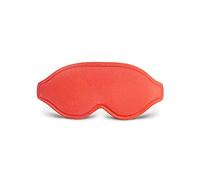 Máscara de sueño estéreo 3D para hombres y mujeres, suave y cómoda, transpirable, de rebote lento de espuma viscoelástica sombreado para el hogar, siestas, viajes, trabajo, yoga, rojo