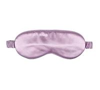 Máscara de sueño para hombres y mujeres, 19 Mumi 100% puro relleno de seda de morera natural, suave y cómodo, transpirable, para dormir en el hogar, viajes, trabajo, yoga, morado