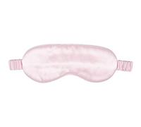 Máscara de sueño para hombres y mujeres, 19 Mumi 100% puro relleno de seda de morera natural, suave y cómodo, transpirable, para dormir en el hogar, viajes, trabajo, yoga, rosa