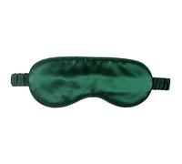 Máscara de sueño para hombres y mujeres, 19 Mumi 100% puro relleno de seda de morera natural, suave y cómodo, transpirable, para siestas de hogar, viajes, trabajo, yoga, verde