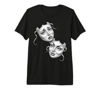 Máscara de Teatro Chicano Cry Now Smile Later Camiseta Premium