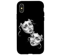 Máscara de Teatro Chicano Cry Now Smile Later Carcasa para iPhone X/XS