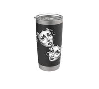 Máscara de teatro chicano Cry Now Smile Later Vaso térmico de acero inoxidable de doble pared