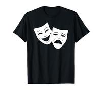 Máscara de teatro. Máscara de drama, Camiseta