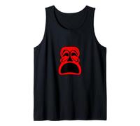 Máscara de teatro tradicional japonesa Camiseta sin Mangas