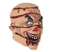 Máscara de terror de Halloween, disfraz de látex M Ask, cubierta facial de cosplay, creación de personajes inmersivos, amplificador de interacción de eventos, 20 cm, para teatro de Halloween, fiesta