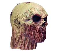 Máscara De Terror | Máscara De Cabeza Zombie De Caminar Muerto | Apoyadores De Vestuario De Cosplay De Halloween Para Adultos - Cubierta De Simulación Miedo Forma Aterradora Para Bromas, Actuaciones