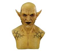 Máscara de terrorismo genérica para Halloween, máscara de demonio de terror integral para adultos, tocado de látex para cosplay, temáticas espectáculos y juego de rol