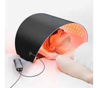 Máscara de tratamiento para la piel con luz roja aprobada por la FDA, máscara LED de 4 modos para terapia de fotones, máscara de terapia de luz roja y azul cercana a infrarrojos, dispositivo