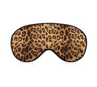 Máscara de viaje para dormir para hombres y mujeres, compatible con animales salvajes, guepardo, estampado de leopardo, y cómodas máscaras ajustables para los ojos, para dormir, viajar, trabajar por