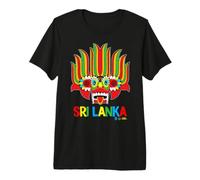 Máscara del Festival de la Tribu de Sri Lanka - Vacaciones Camiseta Premium