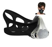 Máscara deportiva para entrenamiento de alta altitud facial para resistencia, cardio,resistencia (blanco, M)