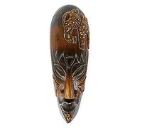 Máscara Diseño de elefante de madera 30 cm - decoración étnica Chic