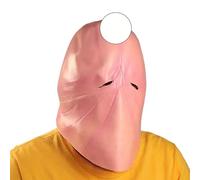 Máscara Divertida para Adultos Glanes Pene de látex Máscara de tamaño Libre Grada hilarante Halloween para Fiesta, Escenario, Broma, Halloween Divertido