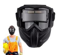 Máscara especial de soldadura y corte, Full View Helmet, Anti UV Radiación, Heat Insulating Anti Fog Face Shield, Full Cover Protection for Automotive, Construcción, Metal Production