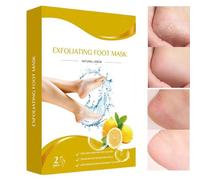 Máscara Exfoliante Pies | 2 Pares Pies Hidratante Exfoliante - Removedor Piel Muerta Hombre Mujer Uso Diario Noche