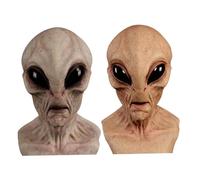 Máscara Facial Alienígena Accesorio de y Cosplay para Cabeza Completa