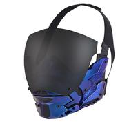 Máscara Facial Completa con Lente Antivaho Extraíble Doble Cara para Airsoft Paintball CS Juegos Guerra y Equipo Protección(Purple)