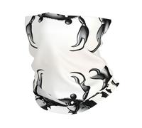 Máscara facial con estampado de cangrejo de dibujos animados, bufanda para clima frío, bufanda a prueba de viento, calentador de cuello de invierno para hombres y mujeres