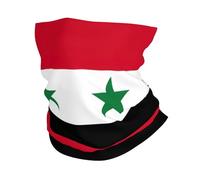 Máscara facial con estampado de la bandera de la República Árabe Siria, bufanda para clima frío, bufanda a prueba de viento, calentador de cuello de invierno para hombres y mujeres
