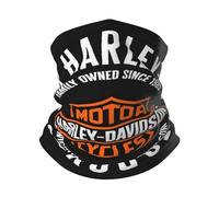 Máscara facial con forro de protección pesada, mangas de desgaste para bicicleta, capucha femenina de invierno Harley Davidson elástica
